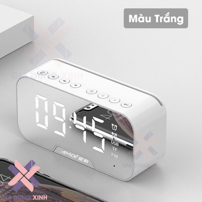 Loa Bluetooth Mini G5 Cao Cấp, Kiêm Đồng Hồ Báo Thức ,Radio FM, Màn Hình Tráng Gương Hiển Thị LED Siêu Sáng