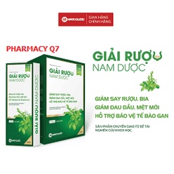 Giải rượu Nam Dược - hộp 6 gói giảm say,mệt mỏi khi uống bia rượu/ giai ruou nam duoc