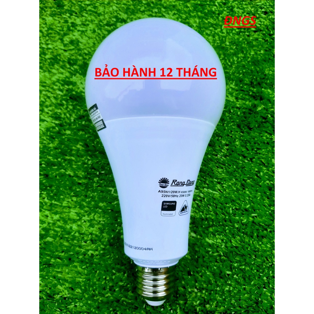 Bóng Đèn Led Buld Tròn 20W Rạng Đông, Bảo Hành Chính Hãng 24 Tháng.
