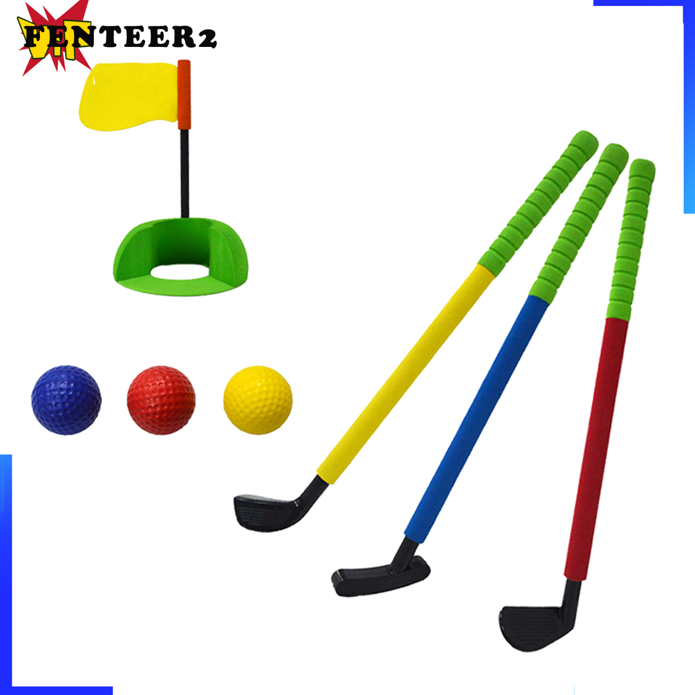 Set 3 Gậy Đánh Golf Fenteer2 Cho Trẻ Em