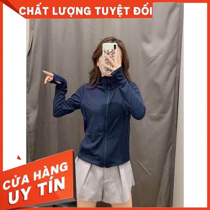 Áo Chống Nắng Thông Hơi Siêu Hot Chống Tia UV hottren _ Áo chống nắng thông hơi túi cuộn mát mềm, chất vải kim cương