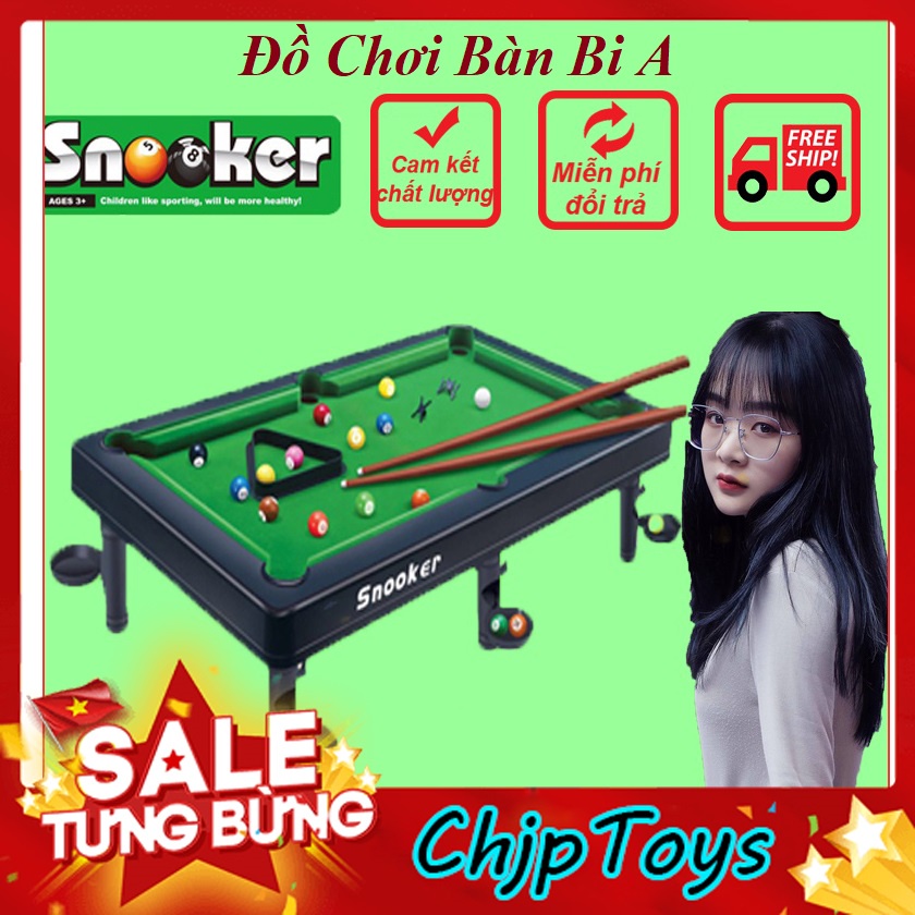 Đồ Chơi Bàn Bi A Mini Cao Cấp 6 Chân Chắc Chắn, Nhựa Siêu Bền, Bi Có Số, Giúp Bé Tăng Độ Chính Xác, Chơi Theo Đội Nhóm