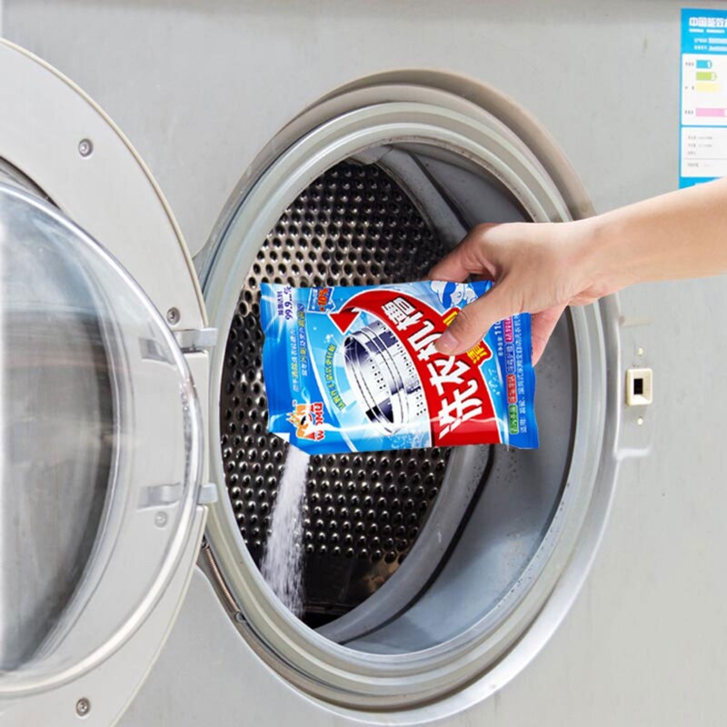 Bột tẩy vệ sinh lồng máy giặt giúp lồng máy giặt sạch bẩn diệt khuẩn ngăn mùi hôi bám vào quần áo dùng cho mọi loại máy