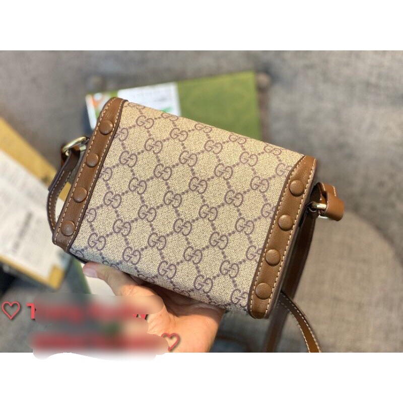 [XẢ KHO] Túi đeo chéo hộp họa tiết gg LOAI ĐẸP VIDE THẬT CÓ HỘP