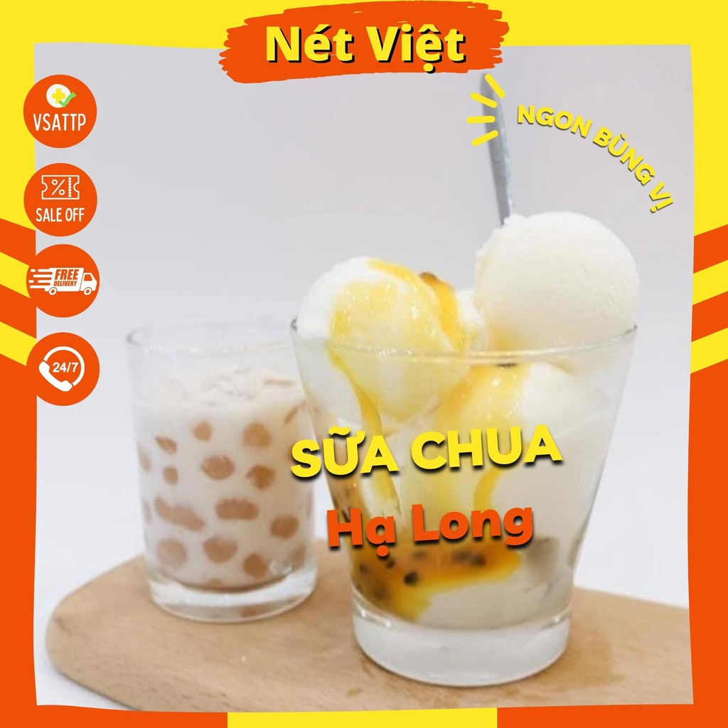 SỮA CHUA HẠ LONG VIỆT TUẤN HỘP 2KG, SỮA CHUA TRÂN CHÂU HẠ LONG