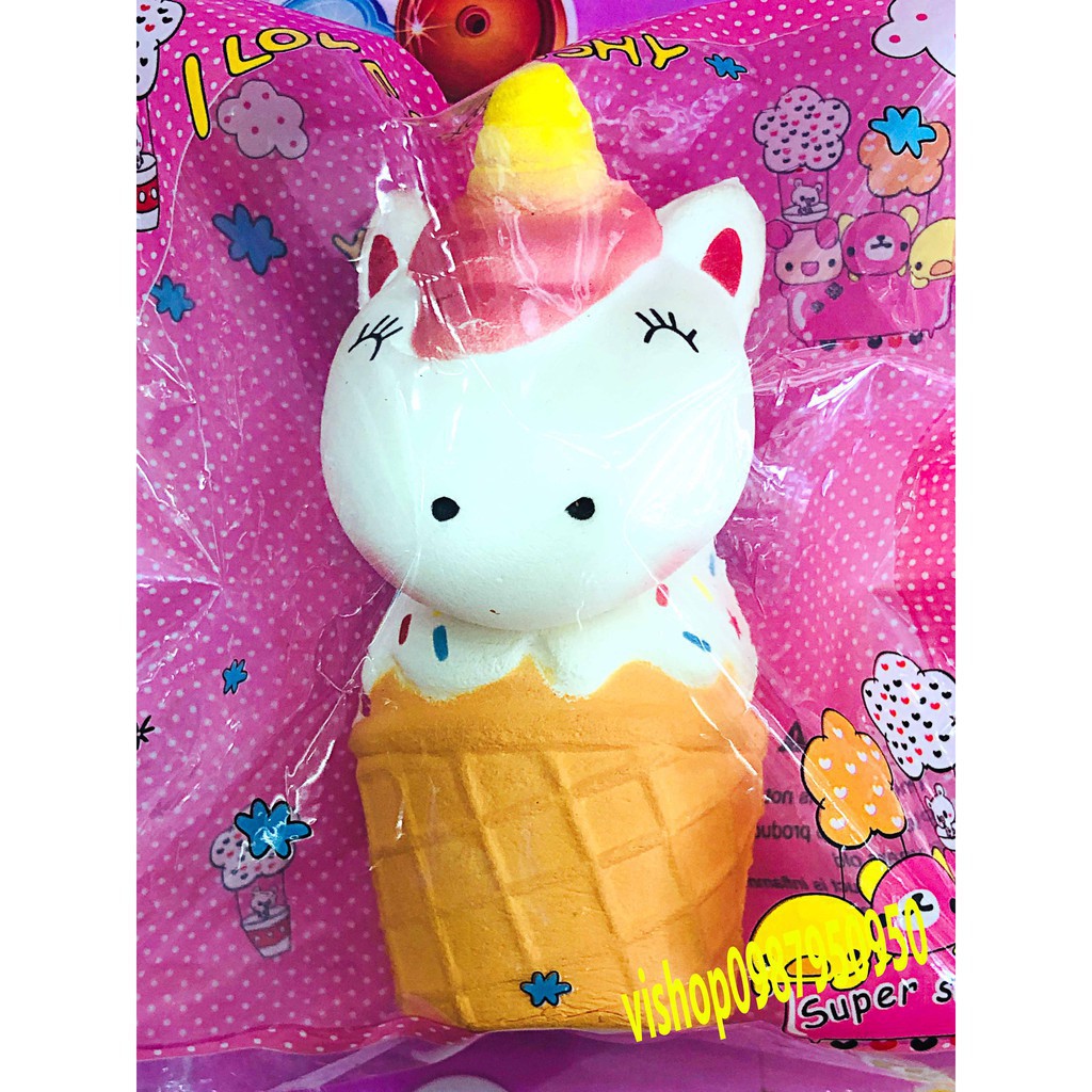 SQUISHY KEM CÁ NGỰA NHẮM MẮT TO