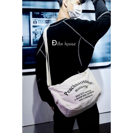 Túi Vải Canvas Cỡ Lớn Thời Trang 2022 Phong Cách Thời Trang Đường Phố