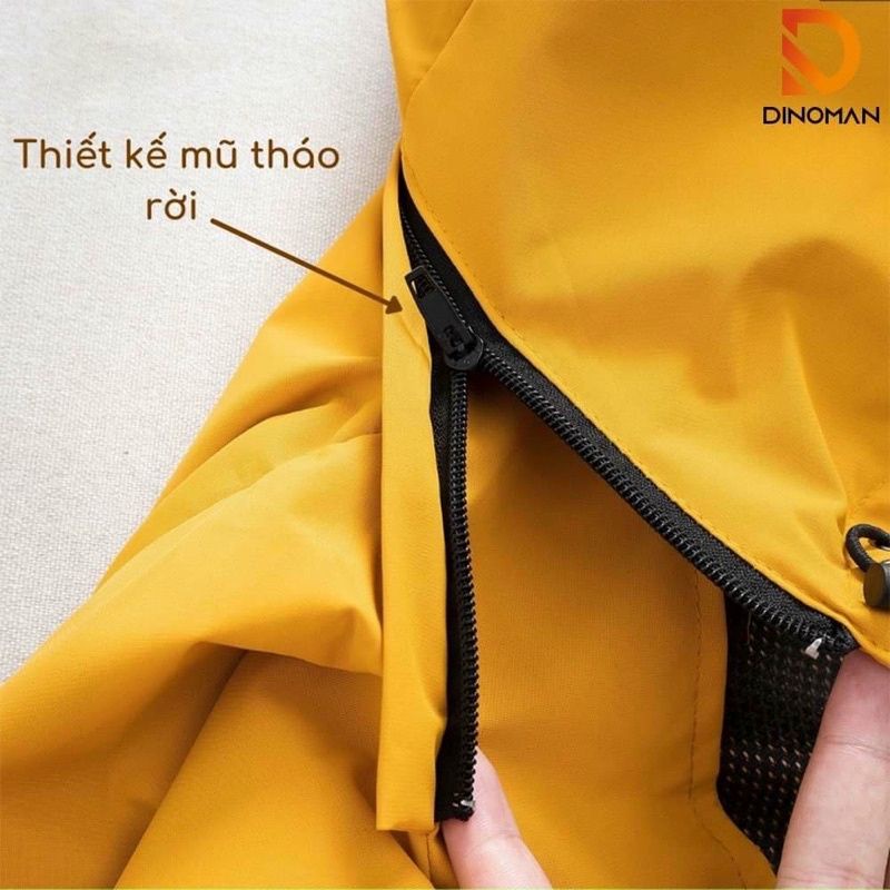 Áo khoác nam 2 lớp vải gió lót lưới  cực chất.