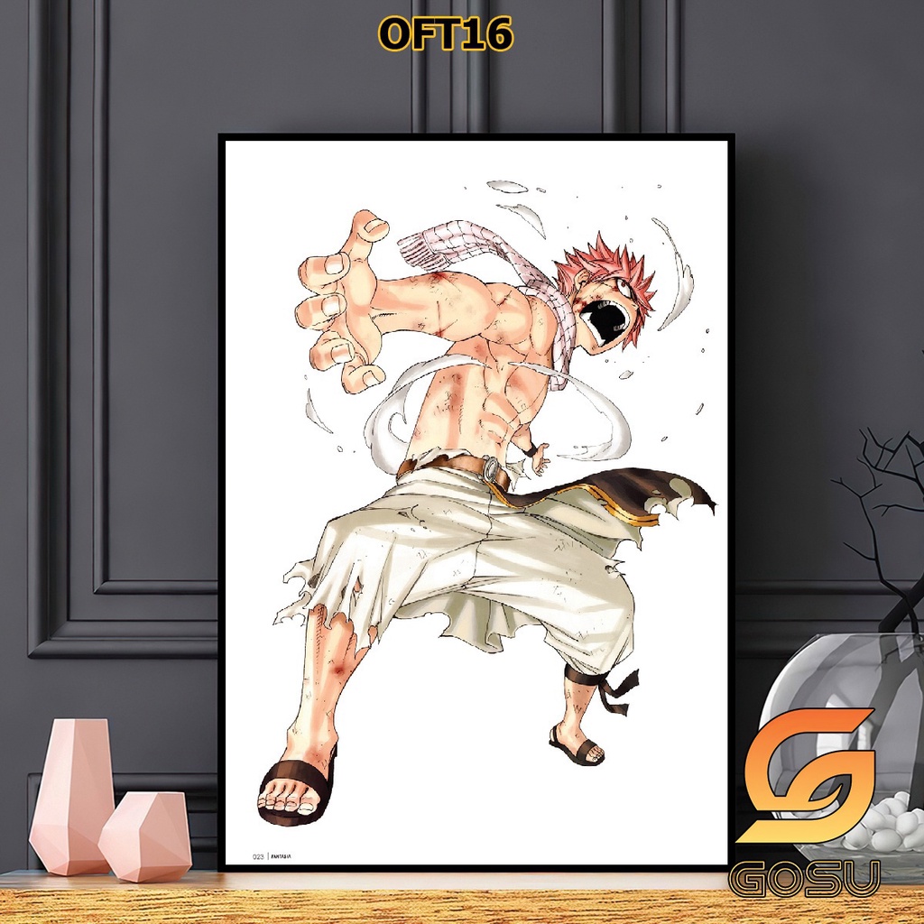 Tranh bóng gương phòng ngủ fairy tail