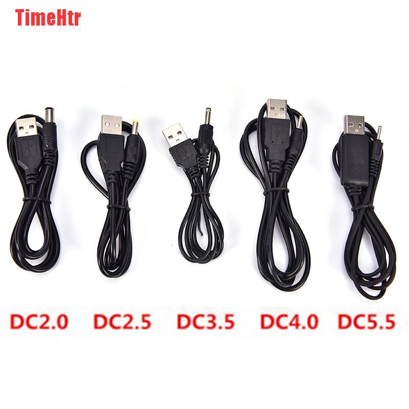 Cáp Sạc Chuyển Đổi Từ Timehtr Usb-A Sang 2.0-5.5mm Đầu Đực Dc 5v