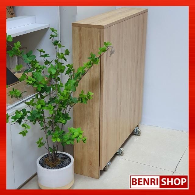 Bàn làm việc, bàn học gỗ có kệ sách xếp gọn thông minh BENRI SHOP