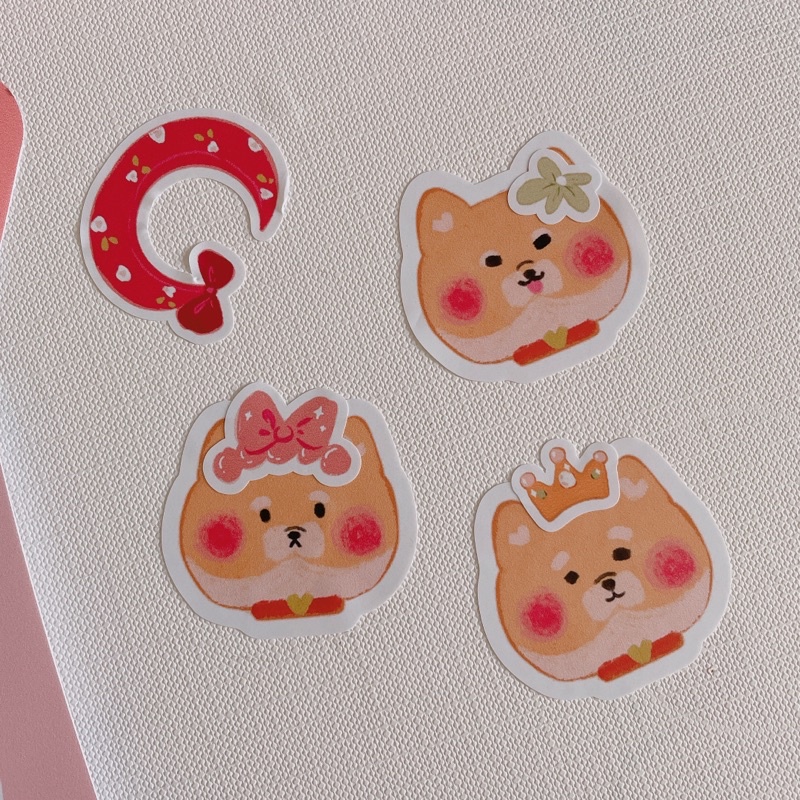 Meimei Sticker - Chubby Pets - Set sticker thú cưng và phụ kiện xinh xinh