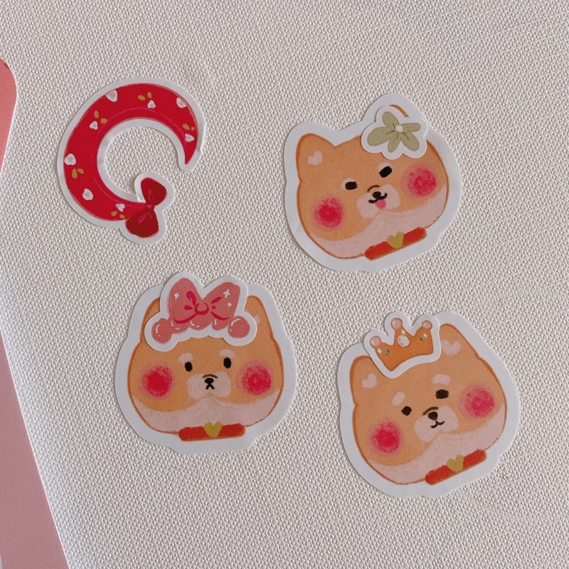 Pet điệu - Set sticker thú cưng và phụ kiện xinh xinh