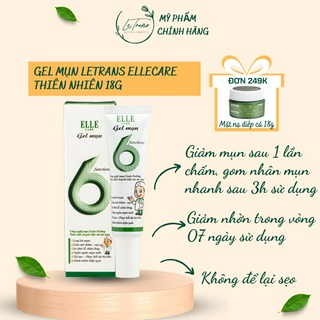 Gel mụn LeTrans ELLECARE thiên nhiên 18g ngăn ngừa và loại bỏ mụn hiệu quả