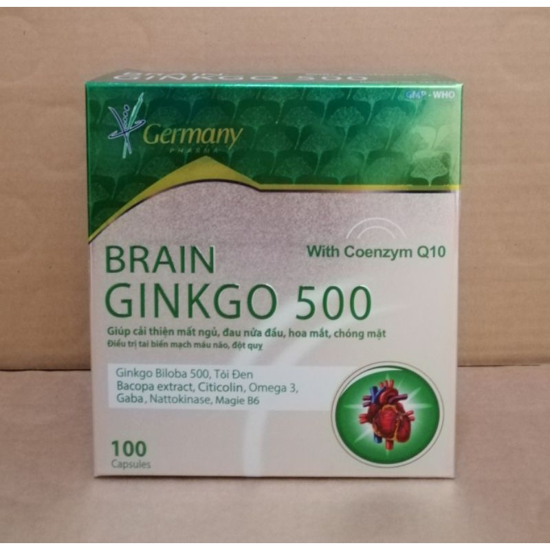 Ginkgo 500 bổ sung dưỡng chất cho não
