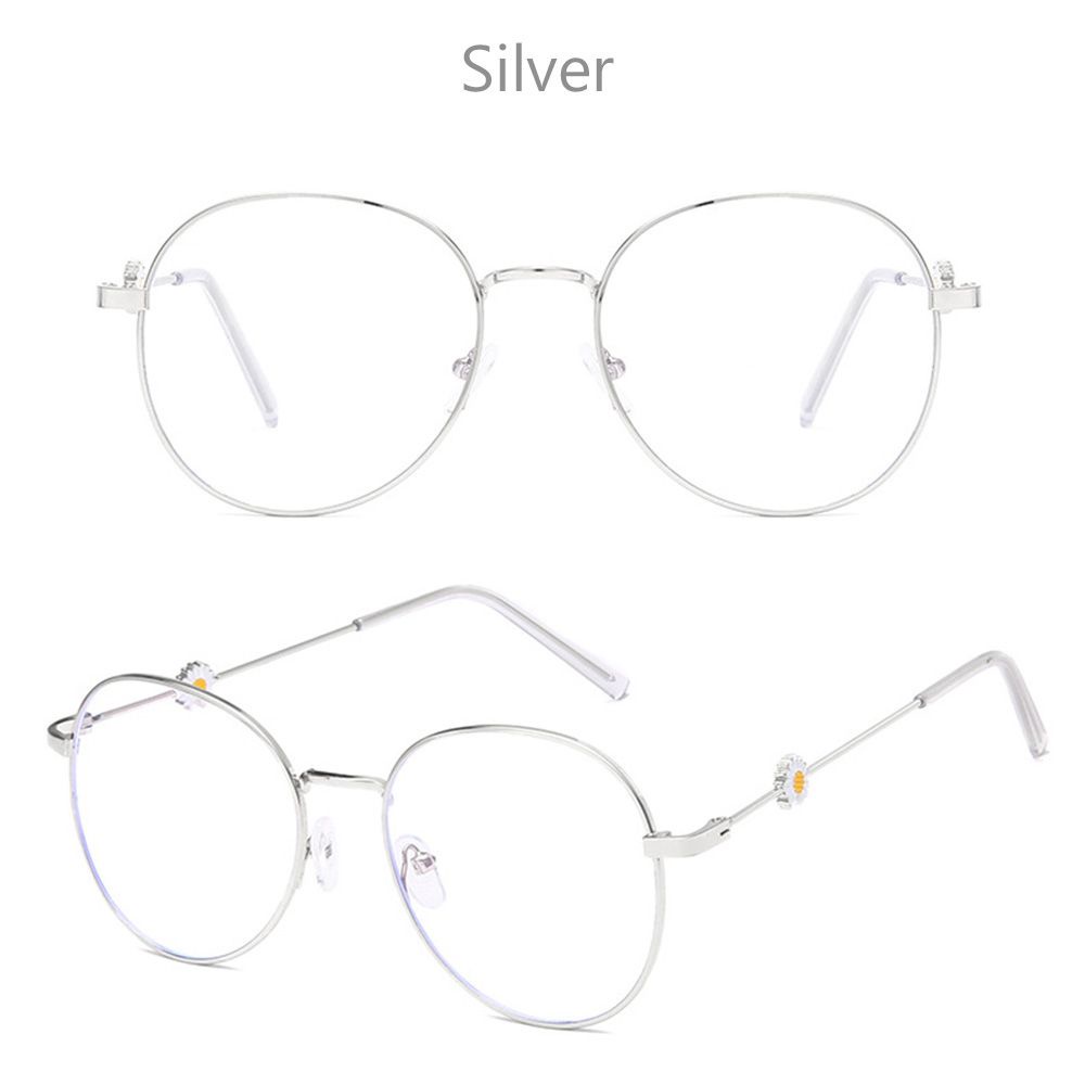 Mắt Kính Gọng Kim Loại Tròn Chống Tia UV Độ Phân Giải Cao 1.0~-4.0 Màu Sắc Cổ Điển
