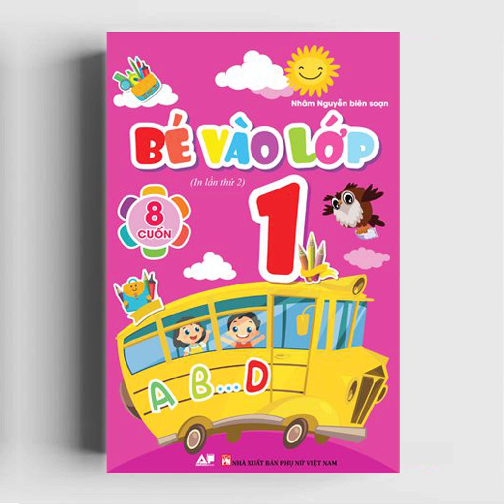 Sách - Bé Vào Lớp 1 Bộ 8 Cuốn (Phiên Bản Mới )