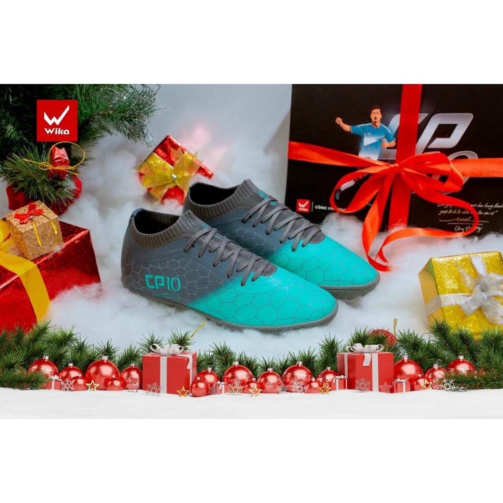 [TẶNG TẤT] Giày Đá Bóng Wika CP10 Collection Công Phượng Sân Cỏ Nhân Tạo - Hàng VIỆT NAM Chất Lượng Thật
