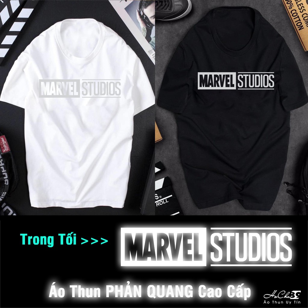 Áo Thun MARVEL STUDIO Phản Quang Cotton 4 Chiều Cao Cấp Siêu Mát