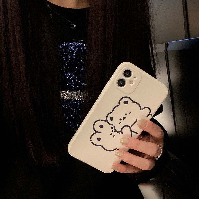 Ốp đôi gấu dễ thương xỉu cho nhiều dòng máy iphone/samsung/oppo/realme/xiaomi/vivo