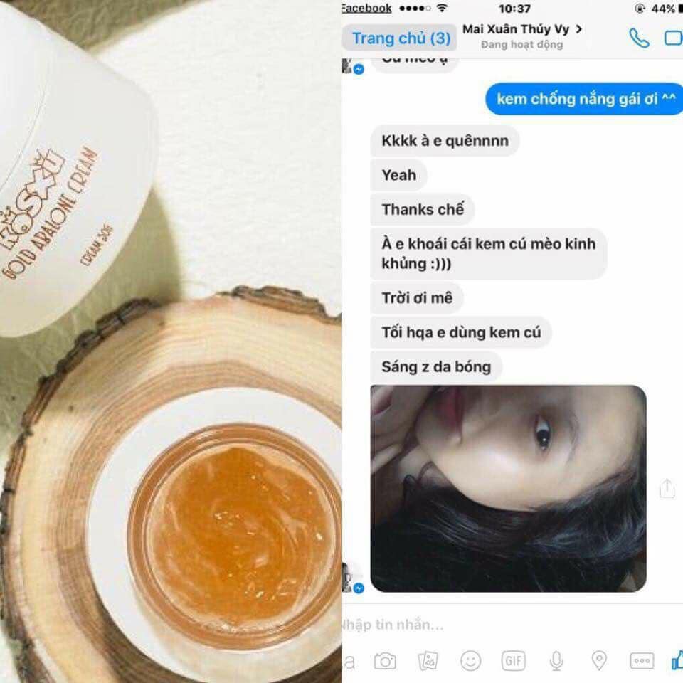 Kem bào ngư Kosxu  cung cấp độ ẩm và dinh dưỡng cho da