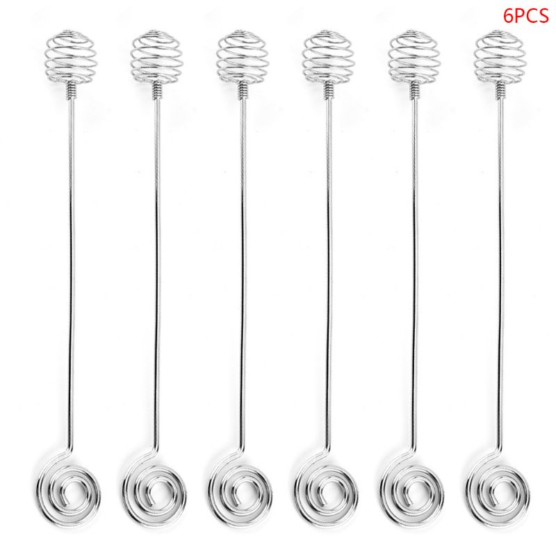 Set 6 Que Khuấy Mật Ong Bằng Thép Không Gỉ
