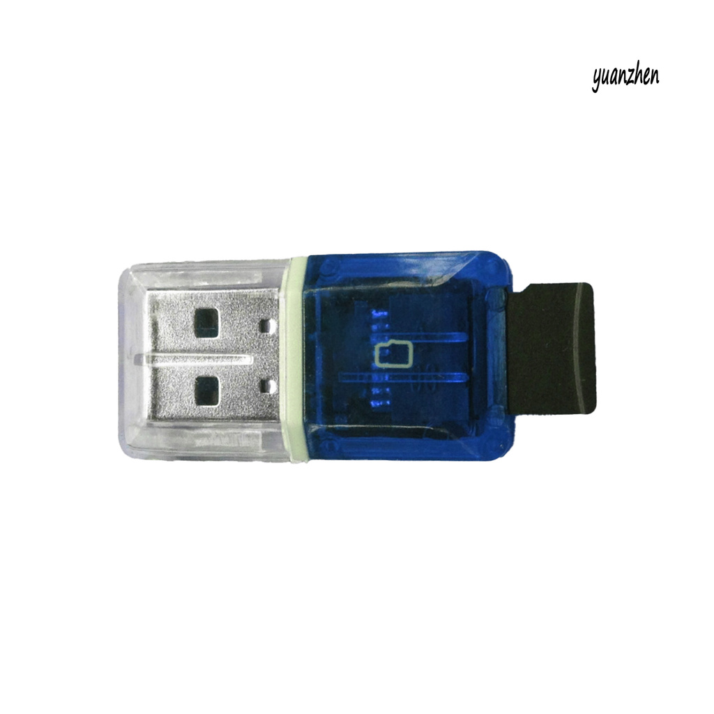 Đầu Đọc Thẻ Nhớ Tf Trong Suốt Cổng Usb 2.0 | BigBuy360 - bigbuy360.vn