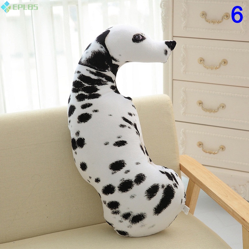 Gối Thú Nhồi Bông Hình Chú Chó 3D Xinh Xắn Trang Trí Nhà Cửa