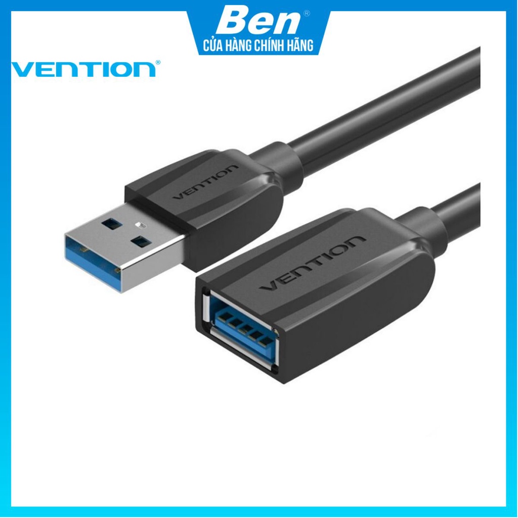 Dây cáp nối dài USB 3.0 1.5m/3m Vention VAS-A45 - Bảo Hành 12 tháng - Hàng chính hãng