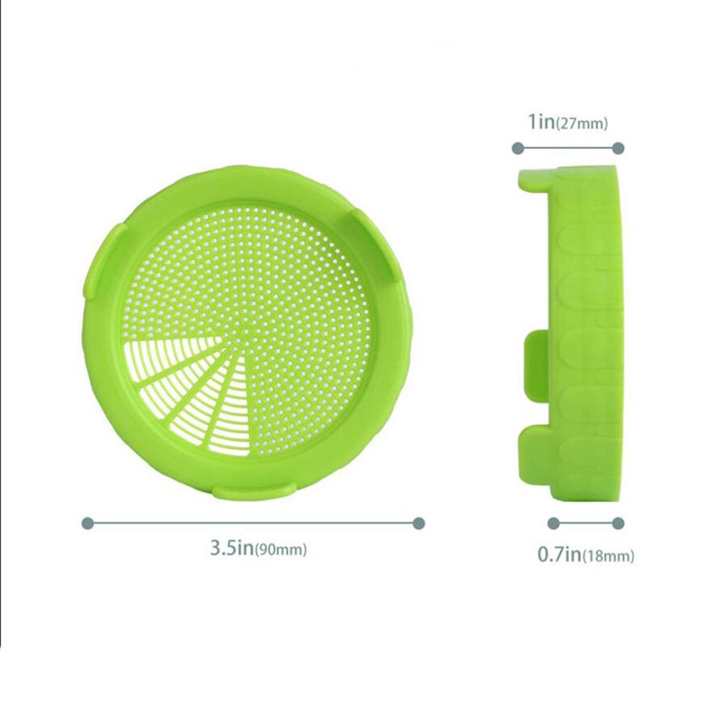 Hộp gieo mầm với nắp lưới Mason Jar chuyên dụng