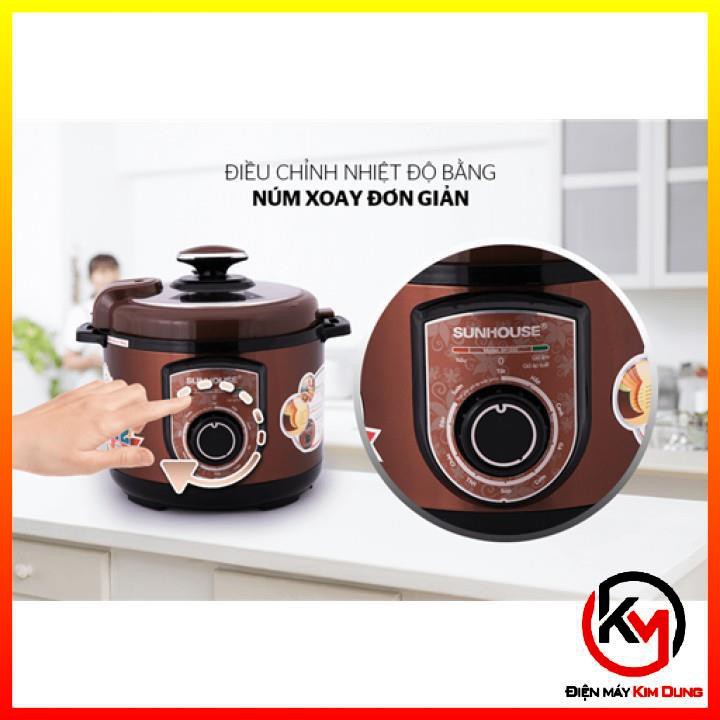 Nồi Áp Suất Điện, Nồi Áp Suất Đa Năng Sunhouse SH1550 Cafe- Bảo Hành Chính Hãng 12 Tháng | BigBuy360 - bigbuy360.vn