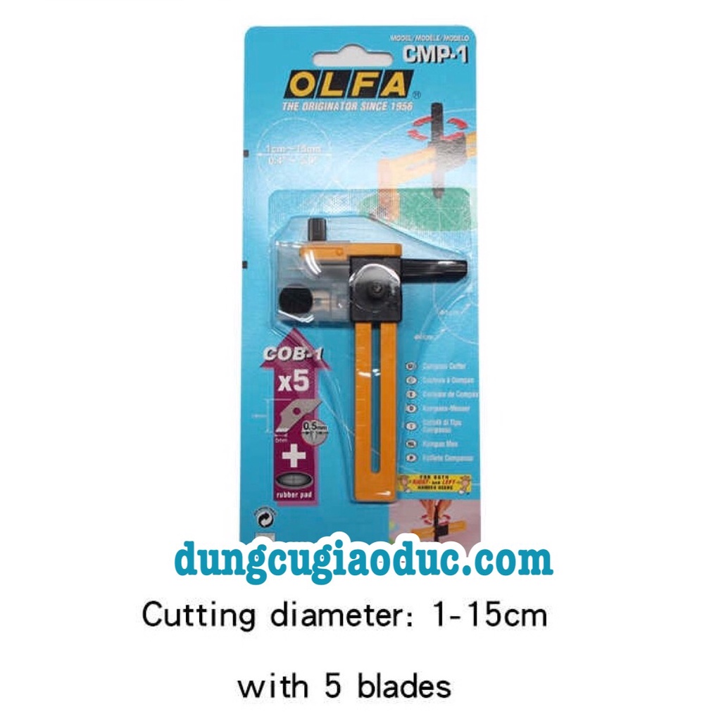 Compa cắt tròn hãng OLFA (đường kính 1cm - 15cm)