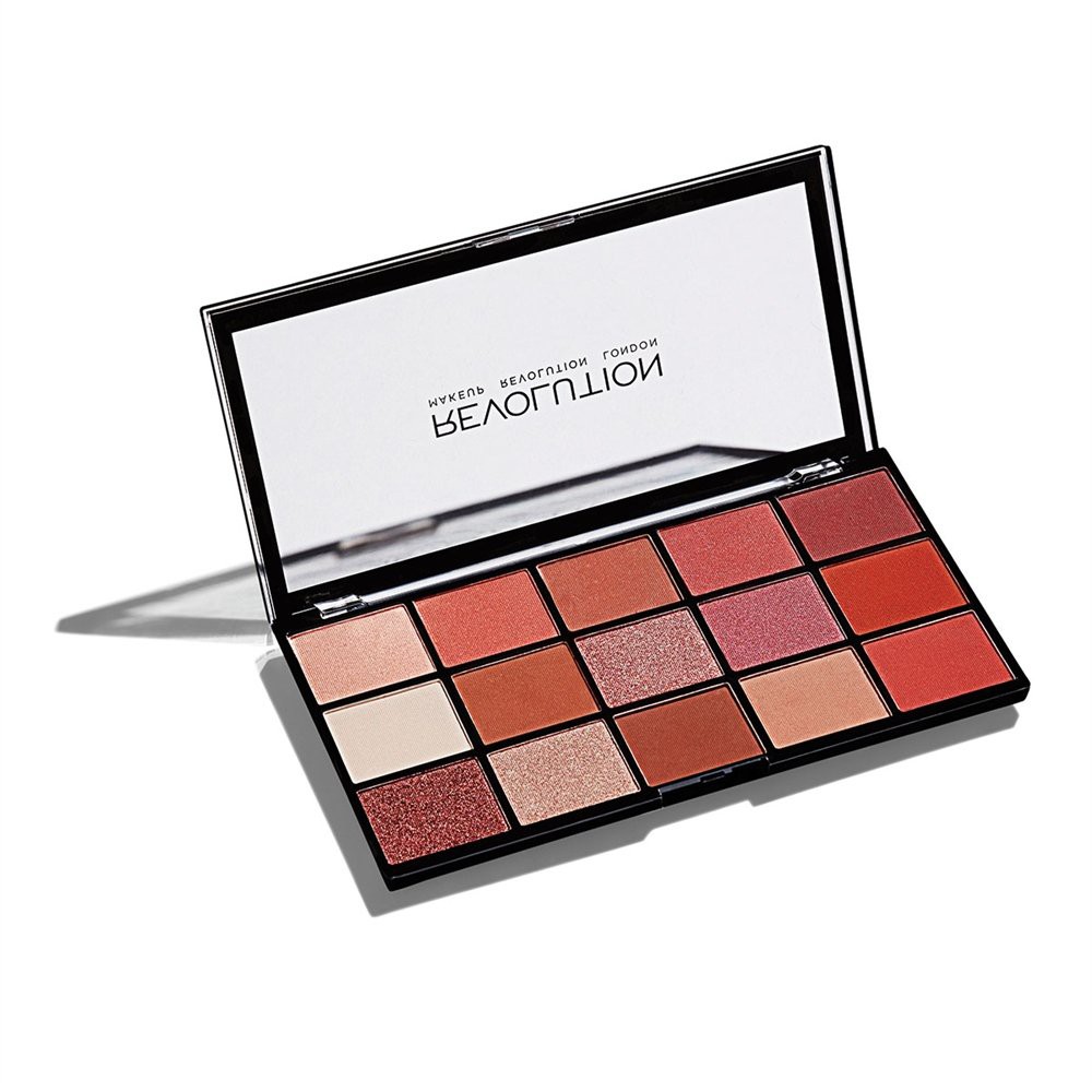 Bảng mắt Makeup Revolution 15 ô Reloaded Eyeshadow Palette Neutrals 2 (Bill Anh)