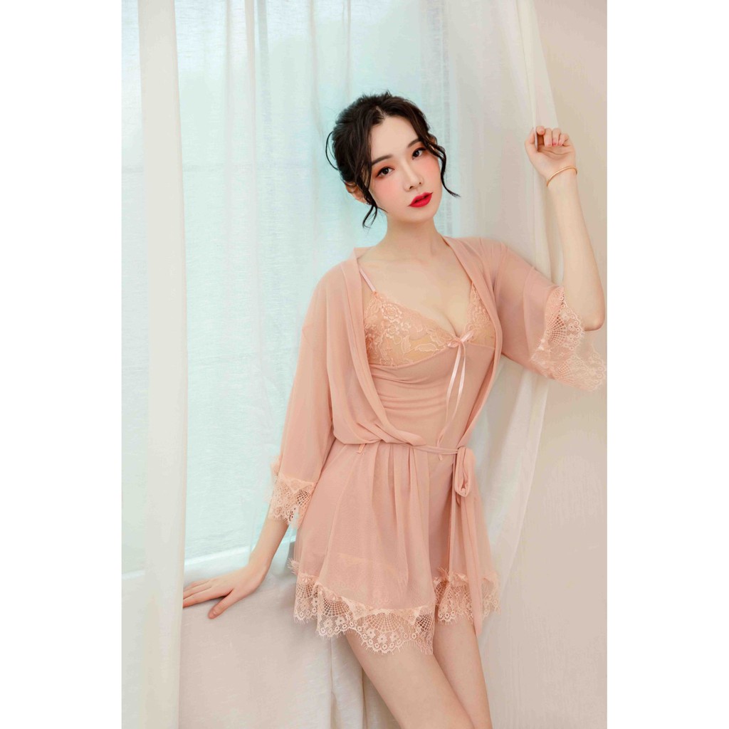 Đầm ngủ sexy và áo choàng ngủ ren sexy gợi cảm quyến rũ cao Quảng Châu ren siêu mềm mịn Cao Cấp VAYAOCHOANGT | BigBuy360 - bigbuy360.vn