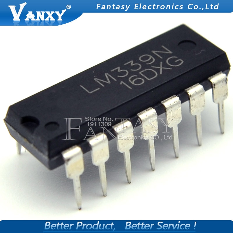 Bộ 10 Linh Kiện Điện Tử Ic Lm339N Dip14 Lm339 Dip 339n Dip-14