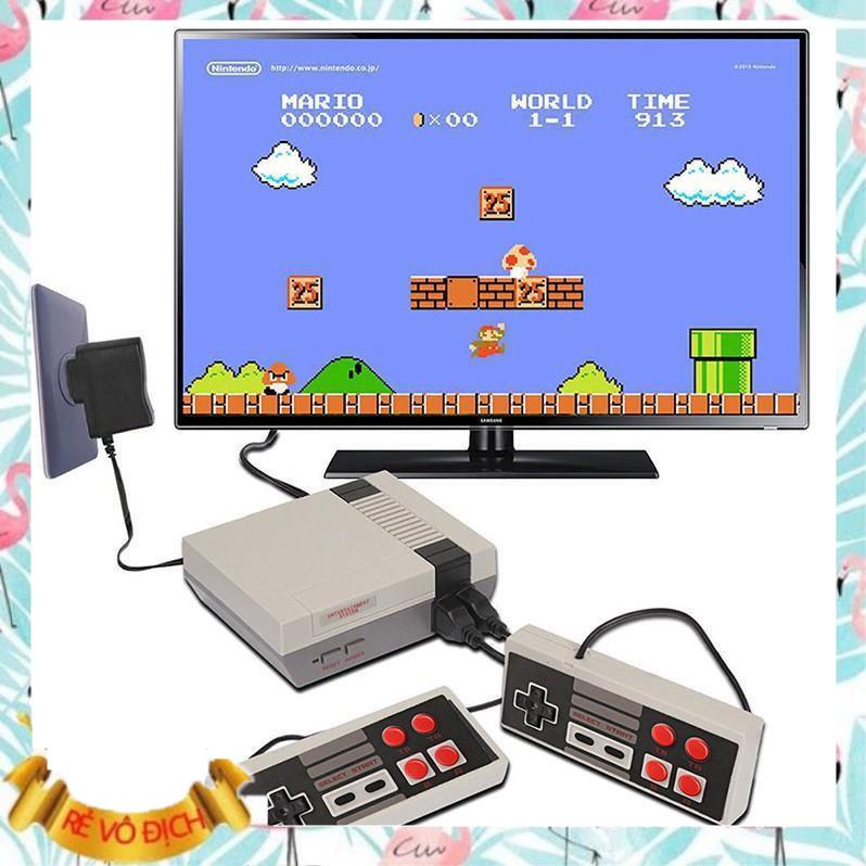 Máy chơi game cổ điển mini 620 trò Kèm 2 bộ tay game cho 2 người_SUPER NES Classic Phiên Bản Máy SNES