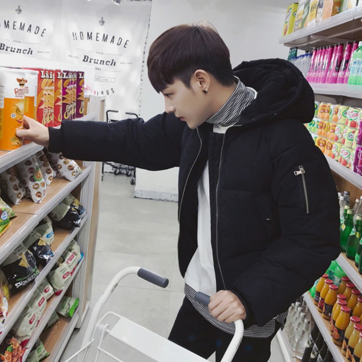 ÁO PHAO NAM LÓT LÔNG SIÊU ẤM MẶC MÙA RÉT ĐẠI HÀN PHONG CÁCH HÀN QUỐC DÁNG BOOMBER