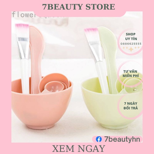 Combo 10 bát+ thìa đắp mặt nạ dùng spa thẩm mỹ viện