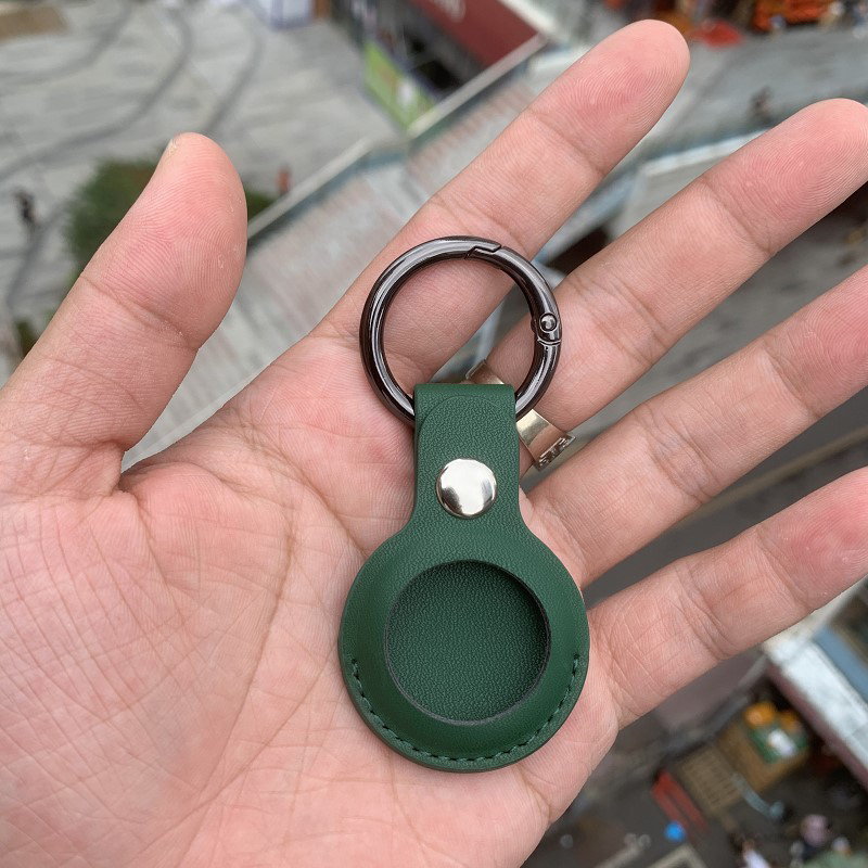 Vỏ bảo vệ TBTIC cho Apple Airtags chất liệu da với 6 màu thời trang tùy chọn chất lượng cao