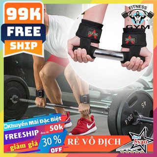 FREESHIP 🎁 Dây quấn cổ tay kéo lưng xô ⚡ Dây tập gym nâng tạ Lifting Straps Pro