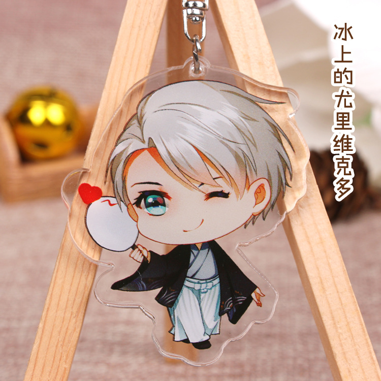 Móc khóa nhựa acrylic hình nhân vật Anime YUR on Titan Kuroko Tetsuya