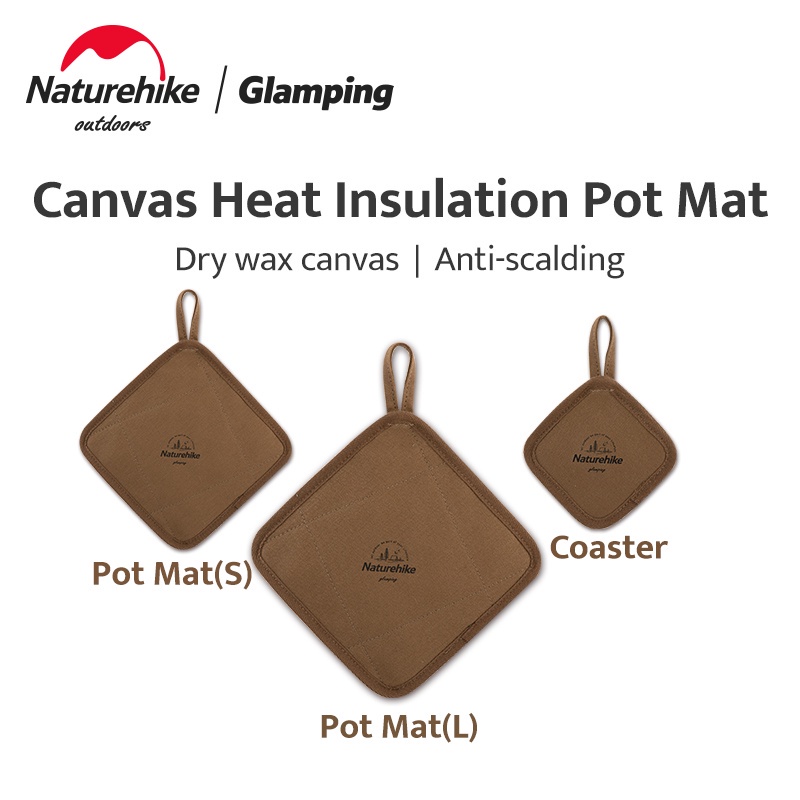 Tấm canvas chịu nhiệt lót nồi/ly/chén Naturehike NH21PS004