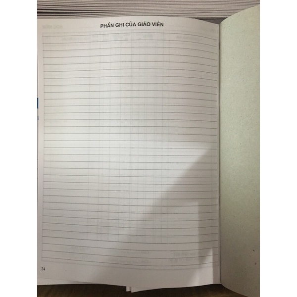 Sổ Ghi Điểm Giáo Viên Mẫu Mới
