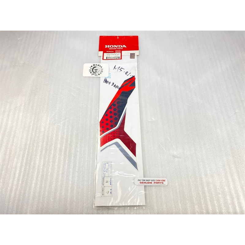 Bộ tem SONIC 150 Trắng Đỏ Đen 2021 chính hãng Honda Indo