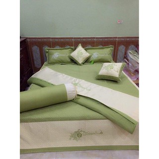 Bộ chăn gra phủ satin cao cấp padora
