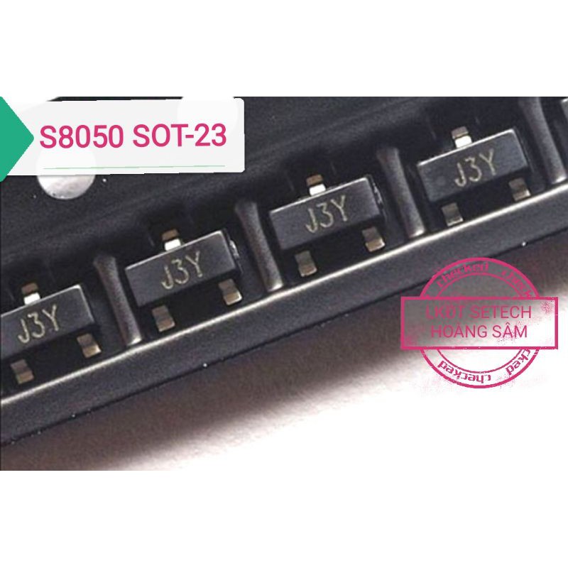 10 con S8050-NPN S8550 -PNP Transistor 0.5A/25V SOT-23