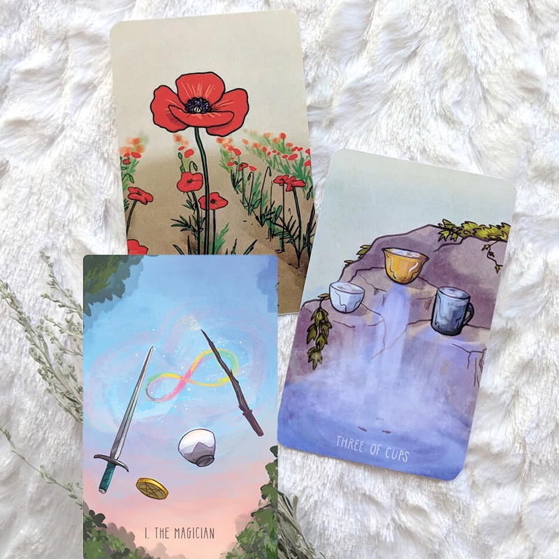 THE SPACIOUS TAROT DECK Bộ Thẻ Bài TAROT Thiết Kế Sáng Tạo Độc Đáo