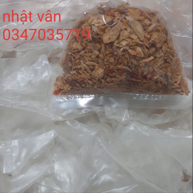 1kg bánh tráng rìa phơi sương+100gr muối tỏi hành phi