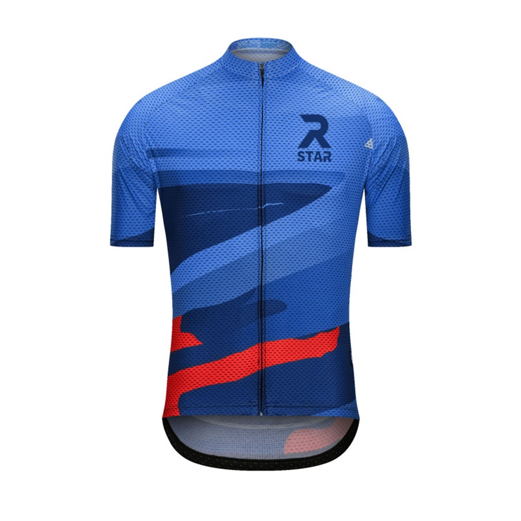 Áo Thun Đua Xe Đạp Ngắn Tay Thấm Hút Tốt Cho Nam TEAM