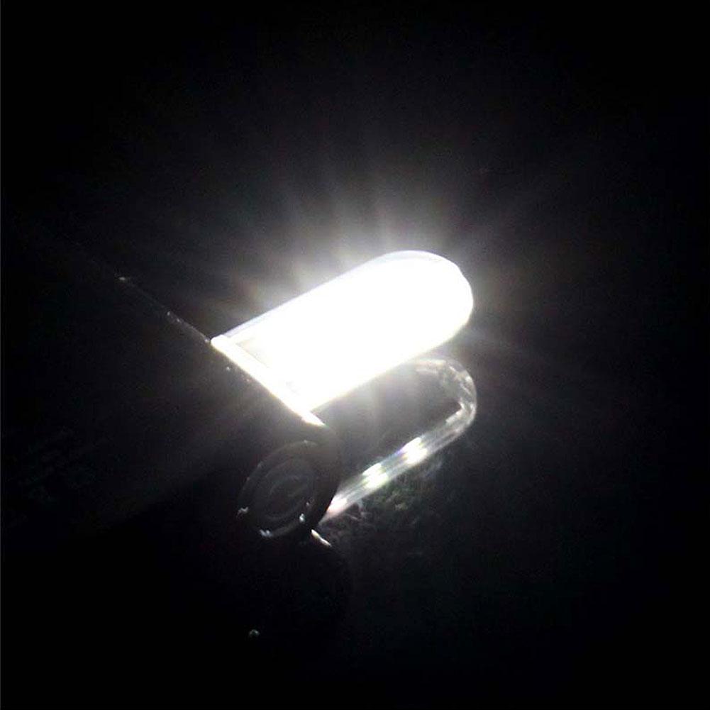 🎉HA 3 CÁI Mini USB 3 Đèn LED Đèn Thẻ Có Thể Bảo Vệ Đèn Di Động Nguồn Cắm Trại Máy Tính Xách Tay Ánh Sáng Trắng / Ấm